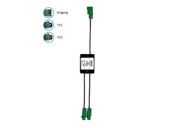 ATTB DVB-T splitter - FAKRA FAKRA (Hun) -> 2 x FAKRA (Han)