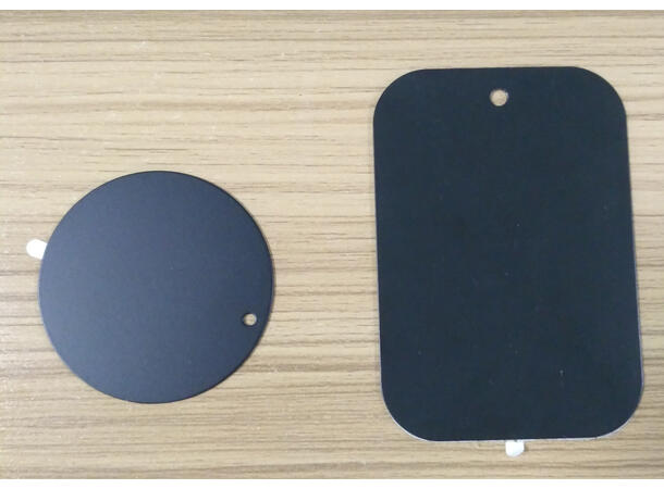 uniDAB Metallplater for magnetholdere Universal selvklebende metallplater 