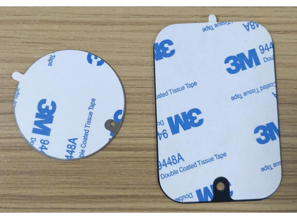 uniDAB Metallplater for magnetholdere Universal selvklebende metallplater 