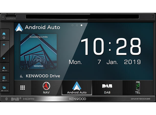 Kenwood DNX5190DABS 2-DIN 6,8" DVD DAB BT NAVI USB/IPHONE