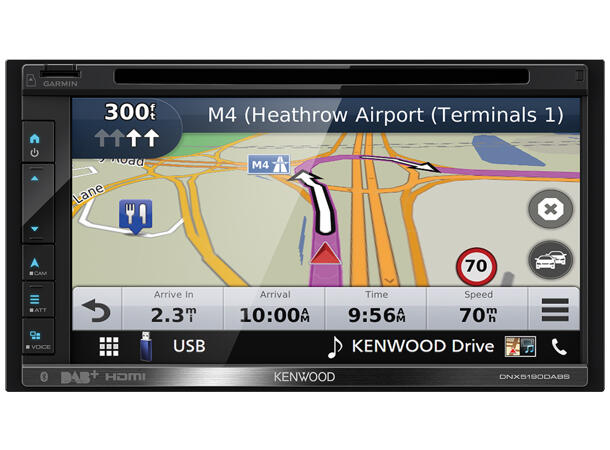 Kenwood DNX5190DABS 2-DIN 6,8" DVD DAB BT NAVI USB/IPHONE