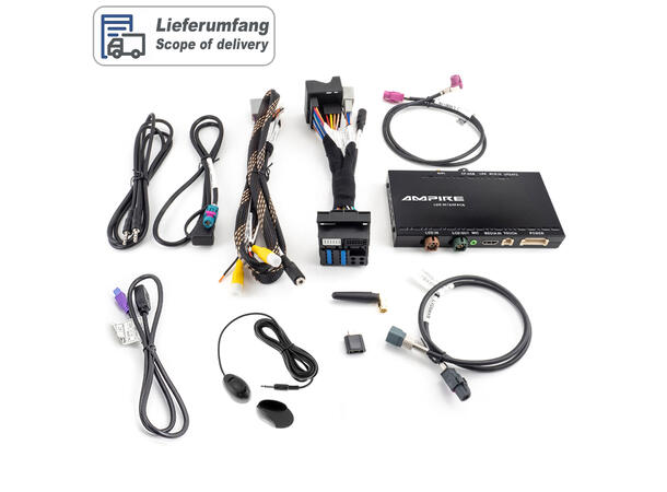 Ampire Trådløs Apple Carplay/AndroidAuto Mecedes Benz m/NTG 4.5/4.7 