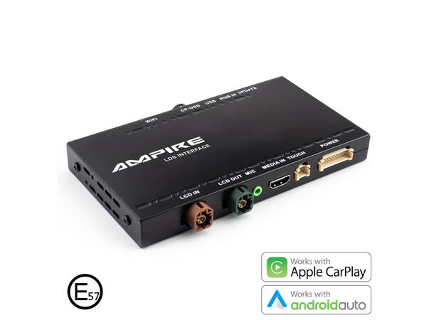 Ampire Trådløs Apple Carplay/AndroidAuto VW Touareg (2010 - 2018)  m/RCD-550