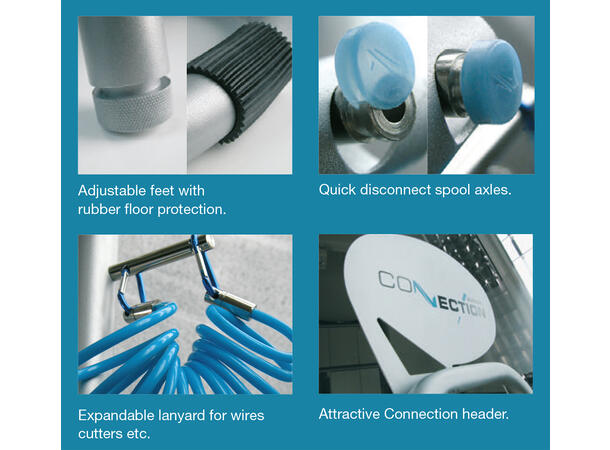 Connection Stativ for 6 kabelruller 