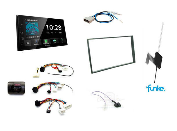 Kenwood komplett headunits pakke Nissan Juke (2010 - 2013)