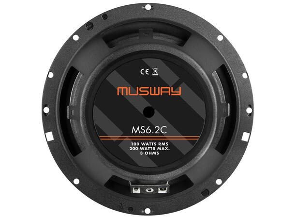 Musway 6½" komponentsett 6½ komponentsett MS 100/200W