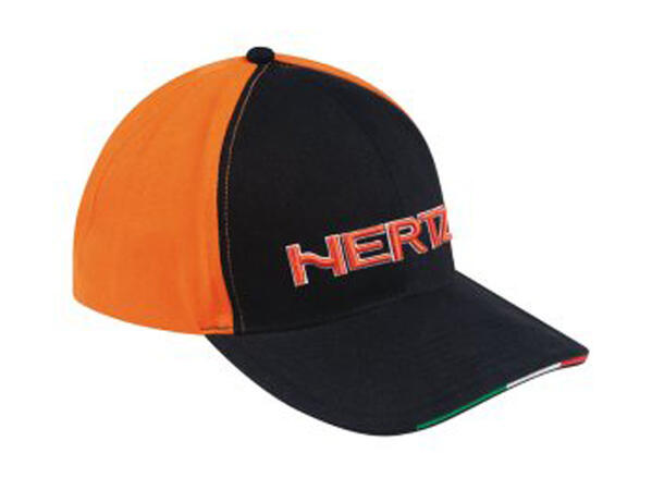 Hertz Cap Orange/sort vinter 