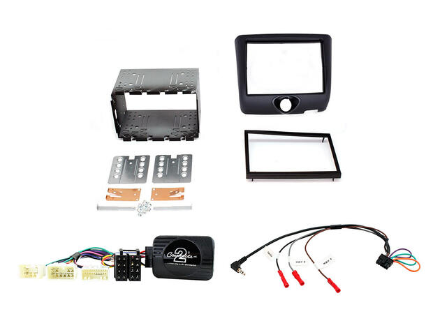 ConnectED Komplett 2-DIN monteringskit Yaris/Verso (1999 - 2006) m/rattkont.