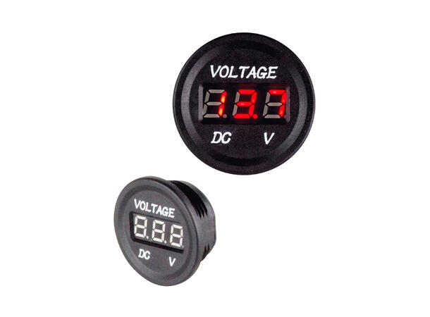 InstallBay Mini voltmeter for innfelling 