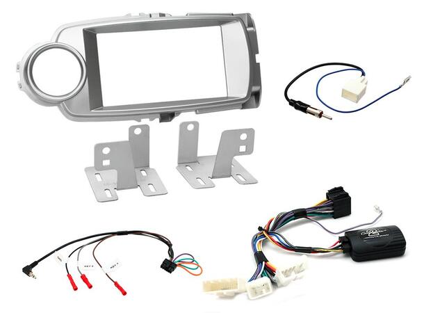 ConnectED Komplett 2-DIN monteringskit Yaris (2012 - 2019)