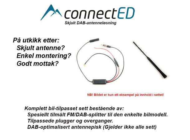 ConnectED Skjult DAB-antenne (SMB) Toyota ProAce (2013 - 2016)