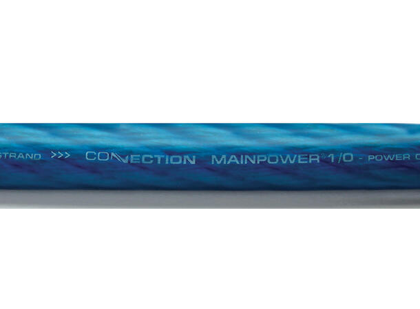 Connection Strømkabel, 21,5mm² Blå strømkabel, 50 Meter 