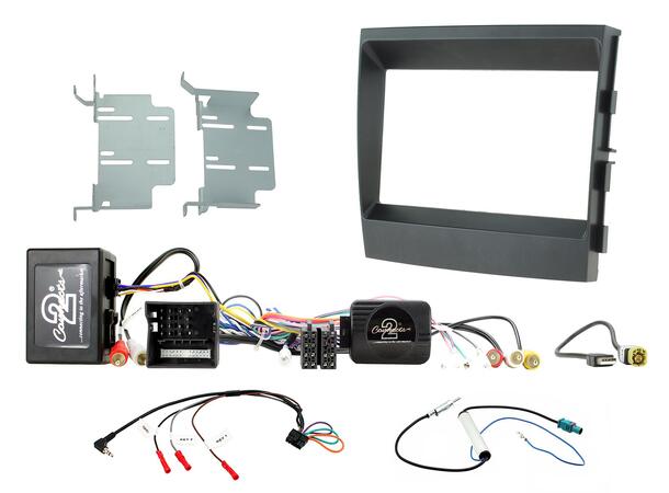 Connects2 Komplett monteringskit 2-DIN Porsche Panamera (2012 -->) m/aktiv.høyt