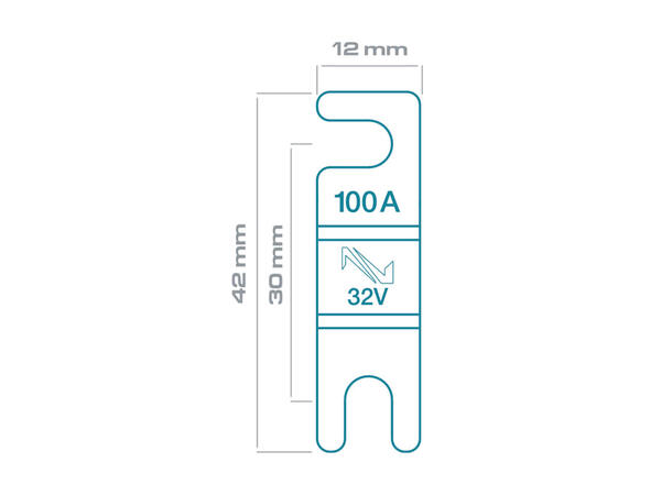 Connection Mini ANL sikringer (2 x) 60 Amp