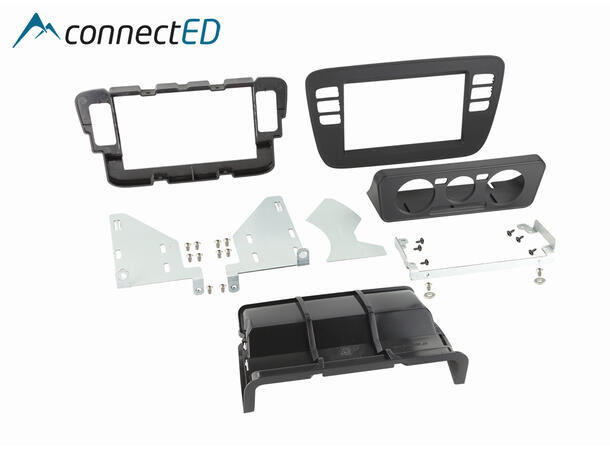 ConnectED Premium monteringssett 2-DIN Up!/Citigo/Mii (2013-2016) Sort