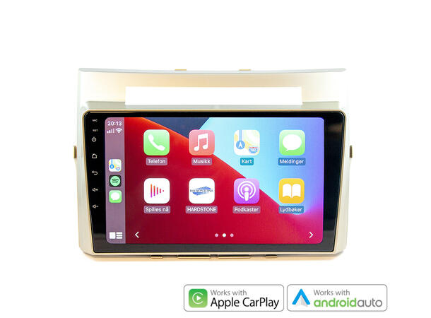 Hardstone 9" Apple CarPlay/Android Auto Corolla Verso (2004 - 2008) u/multi.ratt