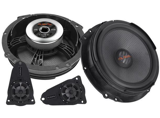 Musway 8" komponentsett VW 8" komponentsett for VW T5/T6