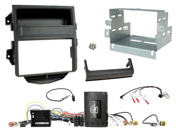 Connects2 Komplett monteringskit 2-DIN Macan (2014 - 2015) m/Aktivt høytt.sys.