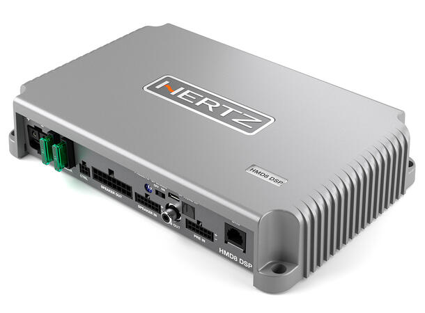 Hertz Marine HMD8DSP 8-forsterker DSP 8 x 120w @ 2ohm, 8 x 85w @ 4ohm 