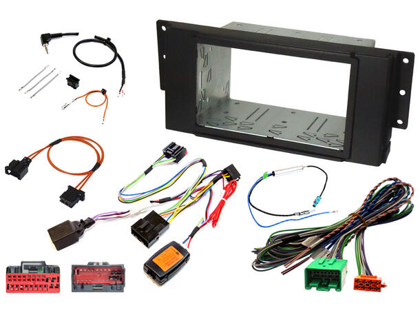 InCarTec Komplett monteringskit 2-DIN Discovery/RR Sport (2005-2013) m/HK