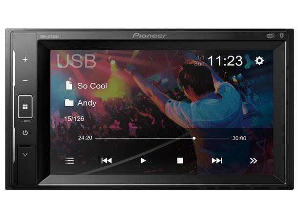 Pioneer DMHA240DAB 2-DIN DAB BT USB/IPHONE 6,2"