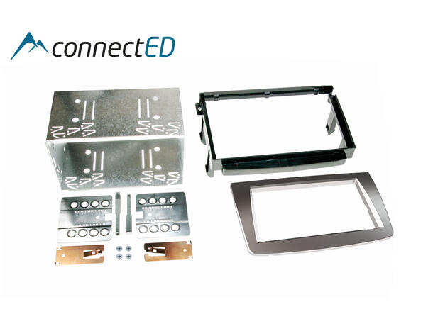 ConnectED Premium monteringskit 2-DIN Alfa Romeo Mito (2008 - 2018) Sølv
