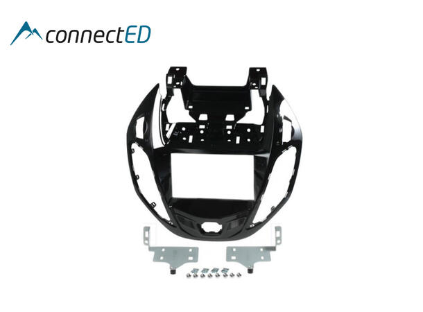 ConnectED Premium monteringsramme 2-DIN B-Max/Transit Courier (2013 -->) Sort