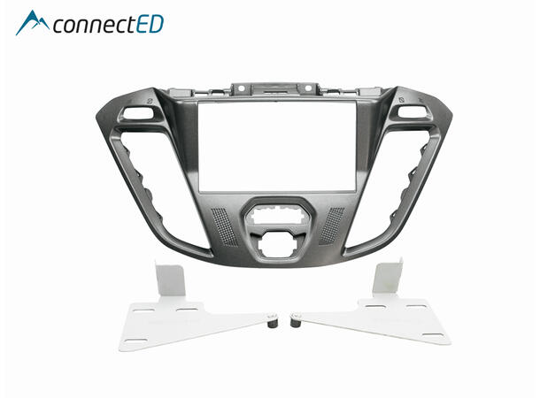 ConnectED Premium monteringsramme 2-DIN Ford Transit Custom (2013 - 2018) Koks