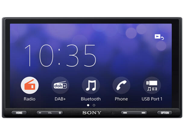 Sony XAV-AX5650 AV Media Receiver 7", DAB+, Apple carplay og Android Auto