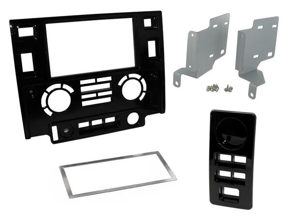 Connects2 Premium monteringskit 2-DIN Landrover Defender (2007-2015) Pianosort