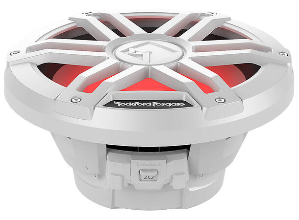 Rockford Fosgate Marine, 10" Hvit Marine 10", 300/1200W, 2 x 4ohm, LED-lys