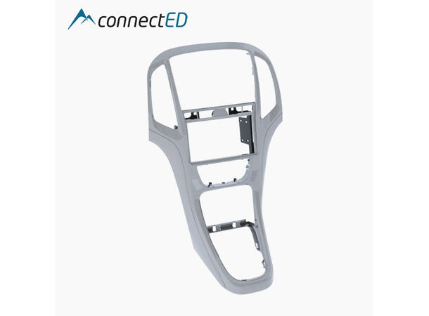 ConnectED Premium monteringskit 2-DIN Opel Astra (2010 - 2015) Platin sølv