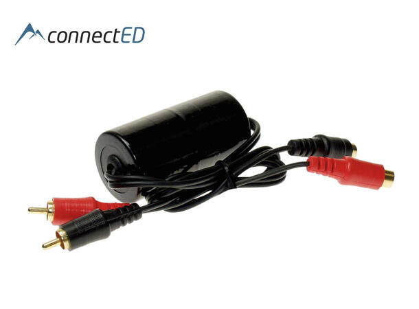 ConnectED Støyfilter - jordsløyfe Kompakt støyfilter (RCA) 