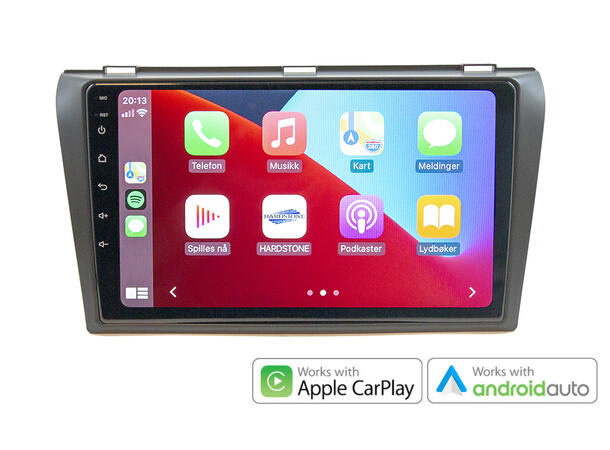 Hardstone 9" Apple CarPlay/Android Auto Mazda 3 (2003 - 2008)