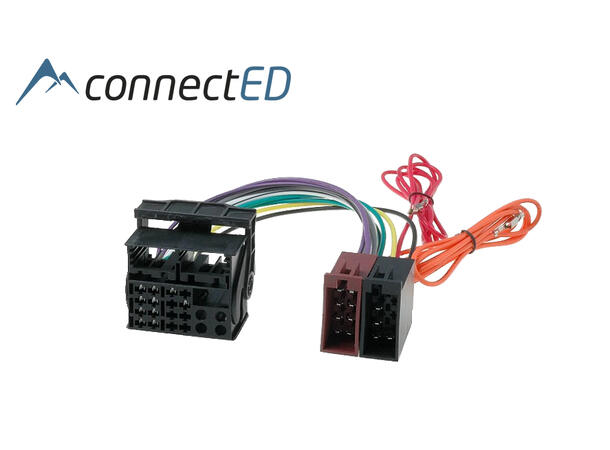 ConnectED ISO-adapter (motsatt!) Audi/Seat/Skoda/VW (m/Quadlock)