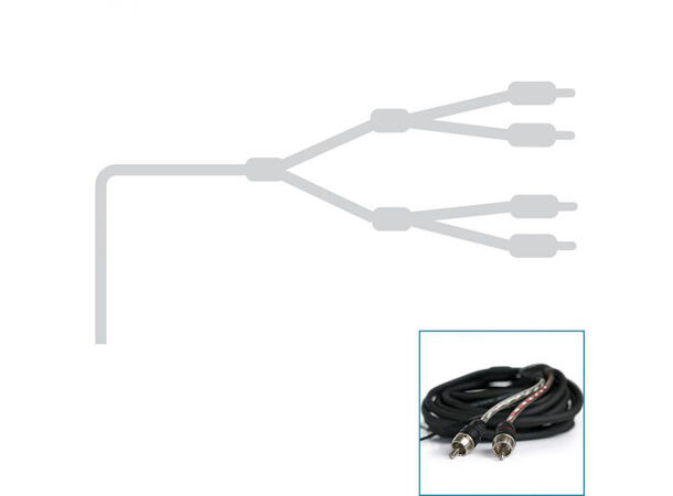 Connection BEST Signalkabel, 2,5 Meter 4 kanals signal kabel 