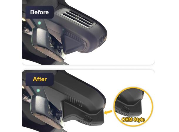FITCAMX Integrert 4K Dashcam (foran) Volvo EX30 (2024 -->)