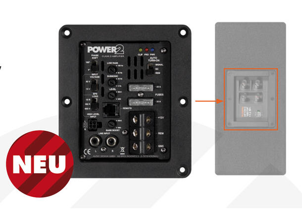 Forsterkermodul for kasser 1x460W 1x460W RMS i 4ohm, 