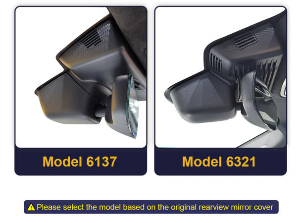 FITCAMX Integrert 4K Dashcam (foran+bak) Jaguar/Range Rover (2016 -->) "6137" 