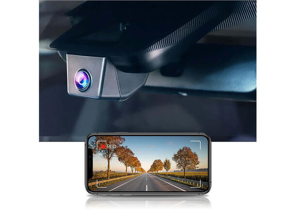 FITCAMX Integrert 4K Dashcam (foran+bak) Lexus NX (2014 - 2021) "Model B"