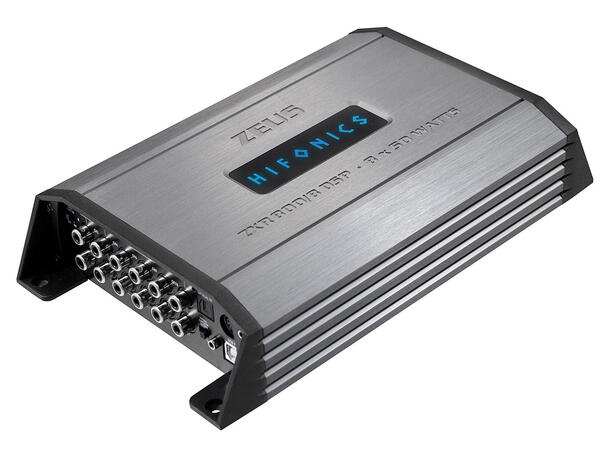 HiFonics Zeus ZXR800/8DSP 10-kanals DSP 8 x 50 W/RMS 2 ohm 