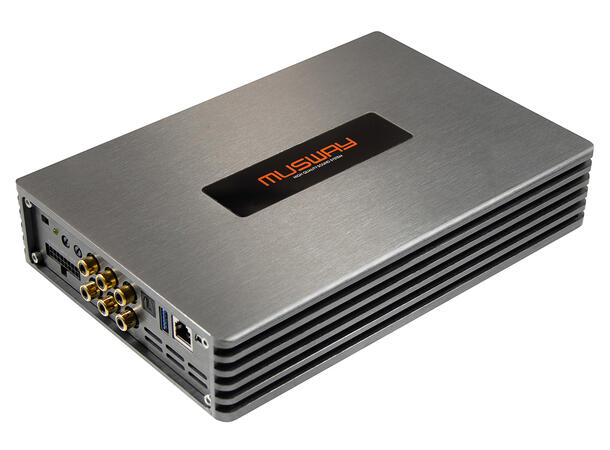 Musway 6-kanals DSP-forsterker 1200W RMS i 2Ohm 