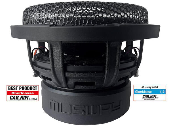 Musway 8" subwoofer SQ 600w max / 300w RMS