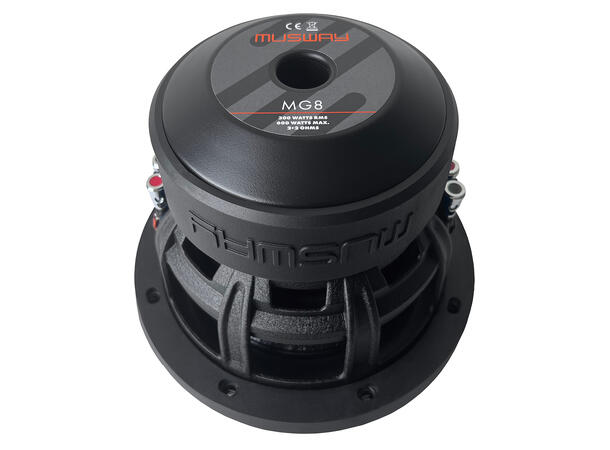 Musway 8" subwoofer SQ 600w max / 300w RMS