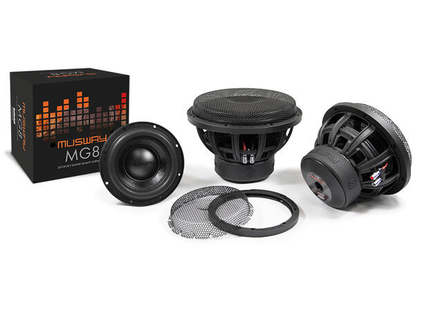 Musway 8" subwoofer SQ 600w max / 300w RMS