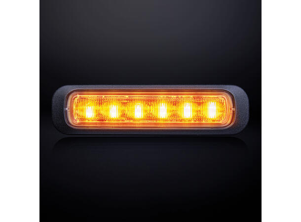 Strands Dark Knight Varsellys 6 LED 6 LED, klart glass 