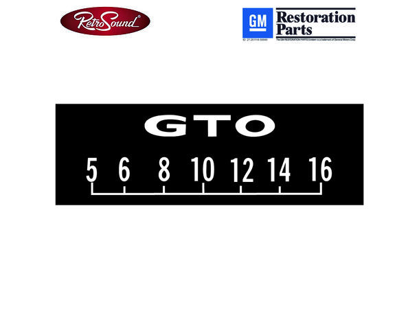 RetroSound SCP30 Skjembeskytter Pontiac GTO 