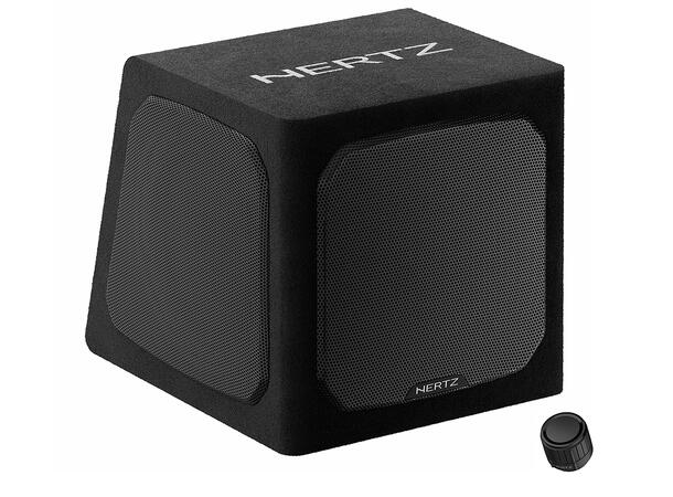 Hertz DBA201  8" Aktiv Subwoofer 440W max doble slaveelementer 