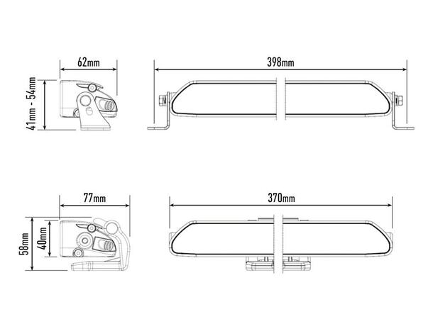 LAZER LINEAR 12 ELITE LED, 5767 Lumen, Kombo 