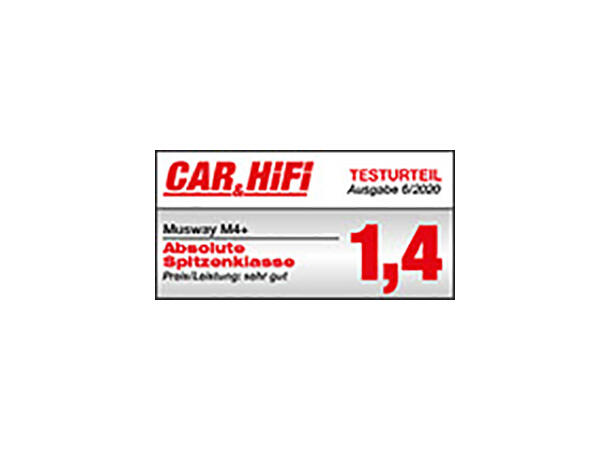 Musway 4-kanals DSP-forsterker 540W RMS 